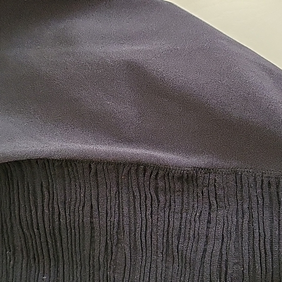 Wolford women's spandex black dress, with see thru sleeves, size S. Black - Picture 7 of 15